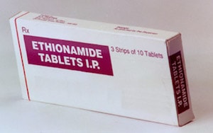 Лекарственная форма препарата Этионамид в таблетках