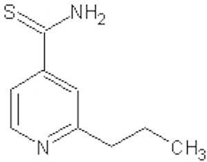 Химическая формула препарата Протионамид